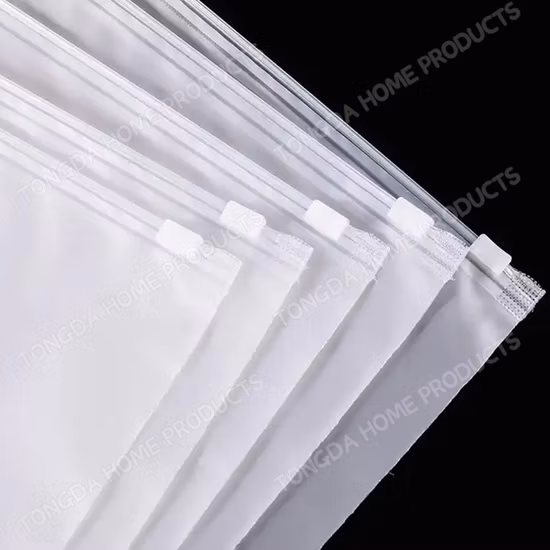 Slider Zipper Frosted Bag